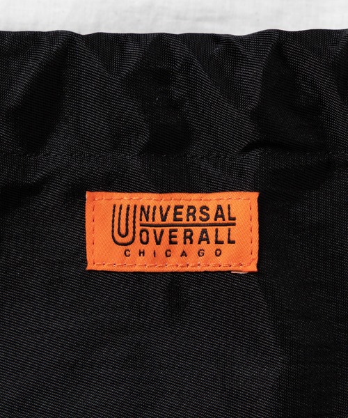UNIVERSAL OVERALL(ユニバーサルオーバーオール)の「∴WEGO/UNIVERSAL OVERALL別注ナイロン巾着(ショルダーバッグ・メンズ・ブラック/ベージュ・FREE)」の9枚目の写真