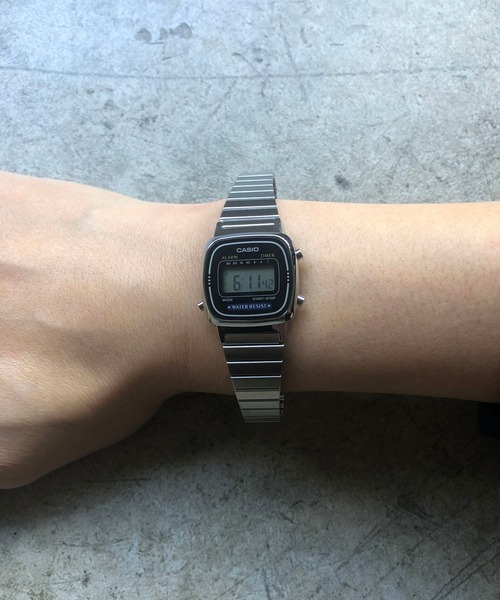 CASIO(カシオ)の「CASIO: カシオ:LA-670WA チープカシオ 腕時計 スタンダード(デジタル腕時計・レディース・シルバー/シルバー×ブラック/シルバー系/シルバー系1・FREE)」の11枚目の写真