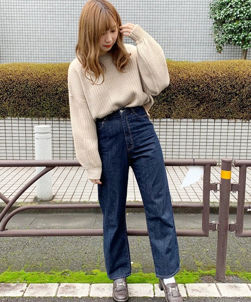 apres jour(アプレジュール)の「チェックニットプルオーバー【ZOZOTOWN限定アイテム】(ニット/セーター・レディース・ベージュ/ミント/モカ・フリー)」の16枚目の写真