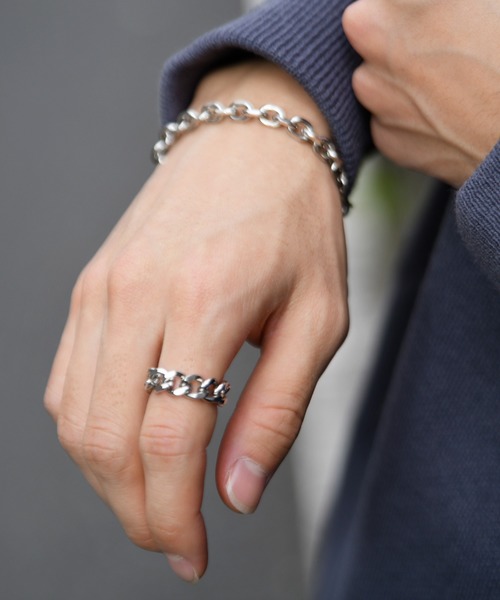 kutir（クティール）の「kutirlune／チェーンブレスレット（ブレスレット・メンズ・シルバー・FREE）」の4枚目の写真