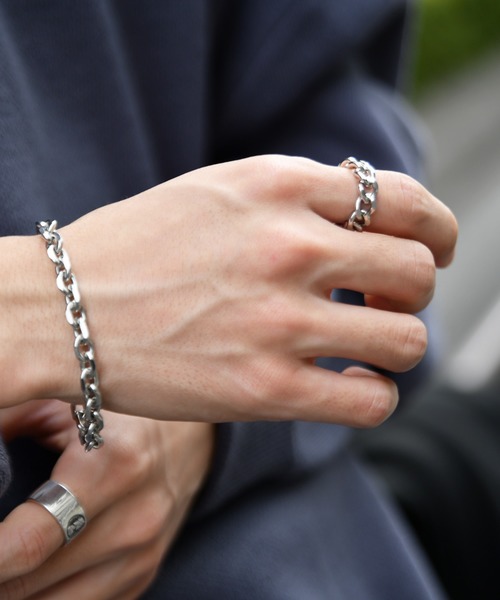 kutir（クティール）の「kutirlune／チェーンブレスレット（ブレスレット・メンズ・シルバー・FREE）」の2枚目の写真