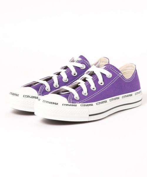 CONVERSE(コンバース)の「【コンバース】CONVERSE ALLSTAR LOGOFOXING OX オールスターロゴソール ローカットスニーカー(スニーカー・レディース・パープル/ブラック/ホワイト・L/S/M/LL)」の3枚目の写真