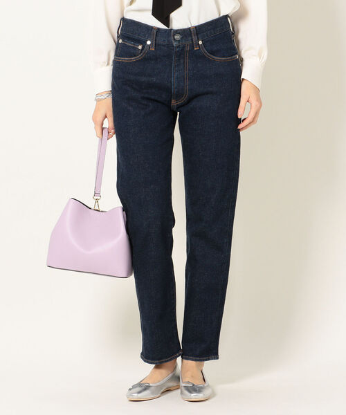 SHIPS any(シップス エニィ)の「SHIPS any: STANDARD デニム 5ポケットパンツ <WOMEN>(デニムパンツ・レディース・ネイビー・4/3/5)」の8枚目の写真