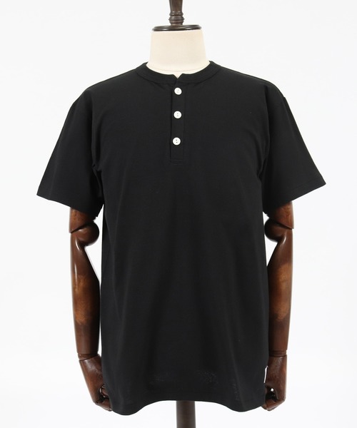 CAMBIO（カンビオ）の「mt6399-Henley Neck Tee Tシャツ（Tシャツ/カットソー・メンズ・ホワイト/ブラック/グレー/インディゴブルー/スミクロ・S/M/L/XL）」の13枚目の写真