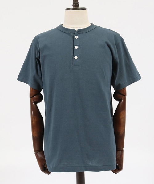 CAMBIO（カンビオ）の「mt6399-Henley Neck Tee Tシャツ（Tシャツ/カットソー・メンズ・ホワイト/ブラック/グレー/インディゴブルー/スミクロ・S/M/L/XL）」の10枚目の写真