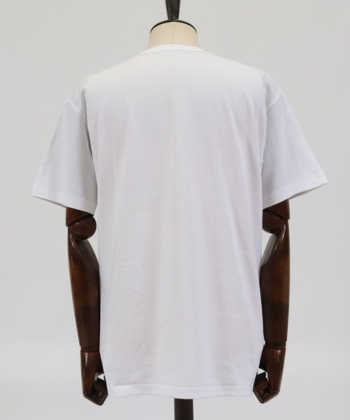 CAMBIO（カンビオ）の「mt6399-Henley Neck Tee Tシャツ（Tシャツ/カットソー・メンズ・ホワイト/ブラック/グレー/インディゴブルー/スミクロ・S/M/L/XL）」の17枚目の写真