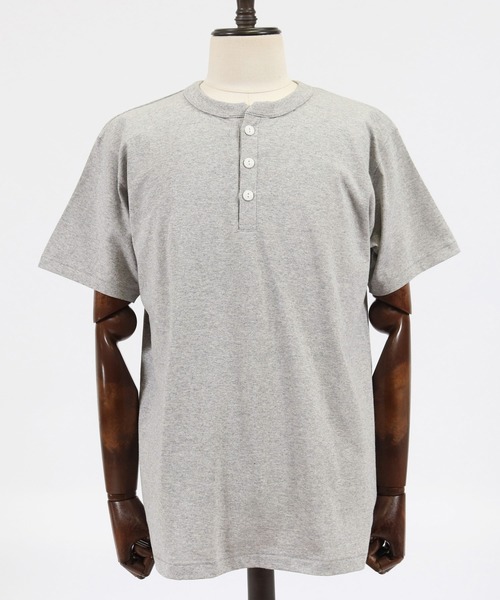 CAMBIO（カンビオ）の「mt6399-Henley Neck Tee Tシャツ（Tシャツ/カットソー・メンズ・ホワイト/ブラック/グレー/インディゴブルー/スミクロ・S/M/L/XL）」の14枚目の写真