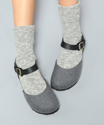 BIRKENSTOCK | 秋冬新作・MESSINA/メッシーナ グレー×ブラック（WOMEN)(サンダル)