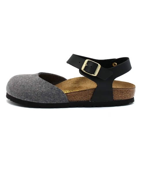 BIRKENSTOCK(ビルケンシュトック)の「秋冬新作・MESSINA/メッシーナ グレー×ブラック(WOMEN)(サンダル・レディース・グレー・36/40/37/38/35/39)」の2枚目の写真