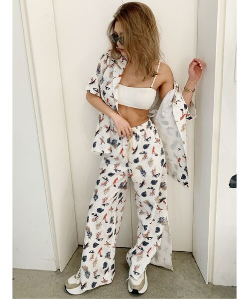 GYDA（ジェイダ）の「original ALOHA シャツ（シャツ/ブラウス・レディース・ブラック/ベージュ/オフホワイト・FREE）」の20枚目の写真