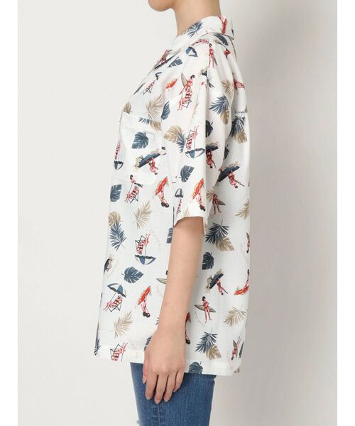 GYDA（ジェイダ）の「original ALOHA シャツ（シャツ/ブラウス・レディース・ブラック/ベージュ/オフホワイト・FREE）」の21枚目の写真