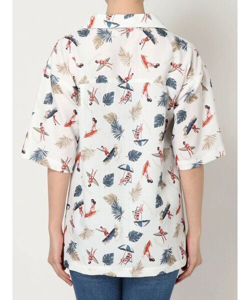 GYDA（ジェイダ）の「original ALOHA シャツ（シャツ/ブラウス・レディース・ブラック/ベージュ/オフホワイト・FREE）」の17枚目の写真