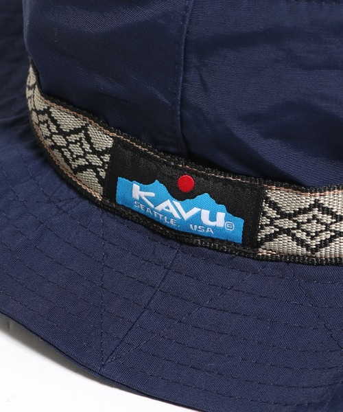 KAVU（カブー）の「KAVU/カブー 19821255 60/40 BUCKET HAT バケットハット（ハット・メンズ・ベージュ/ネイビー/マルチ・M/L）」の9枚目の写真