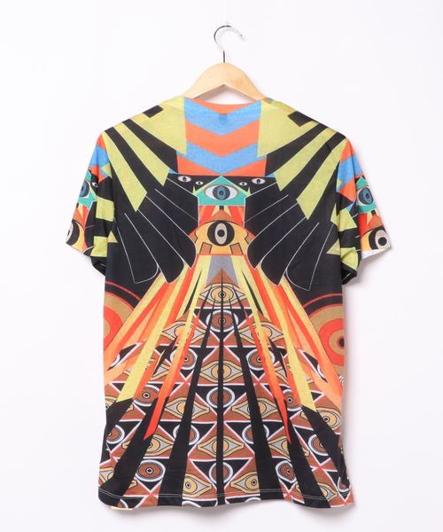 チャイハネ（チャイハネ）の「【チャイハネ】総柄プリントメンズTシャツ（Tシャツ/カットソー・メンズ・イエロー/レッド/ブルー・FREE）」の16枚目の写真