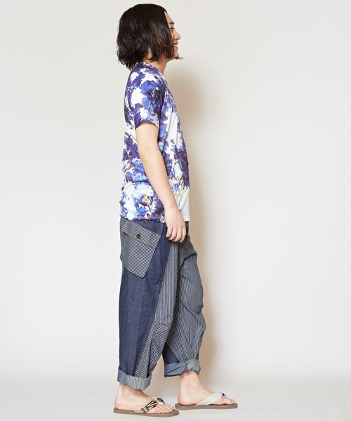 チャイハネ（チャイハネ）の「【チャイハネ】総柄プリントメンズTシャツ（Tシャツ/カットソー・メンズ・イエロー/レッド/ブルー・FREE）」の11枚目の写真