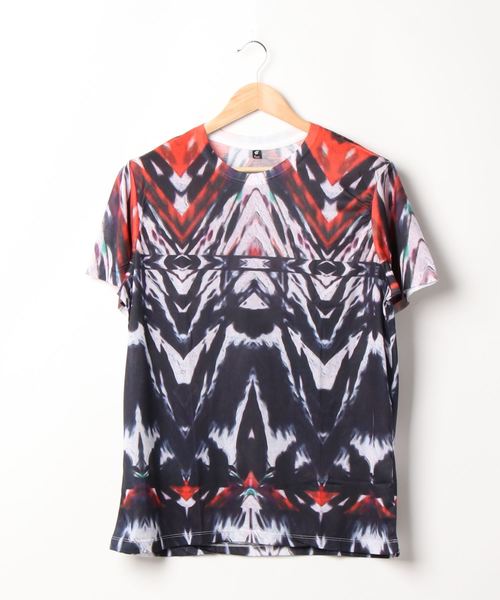 チャイハネ（チャイハネ）の「【チャイハネ】総柄プリントメンズTシャツ（Tシャツ/カットソー・メンズ・イエロー/レッド/ブルー・FREE）」の9枚目の写真