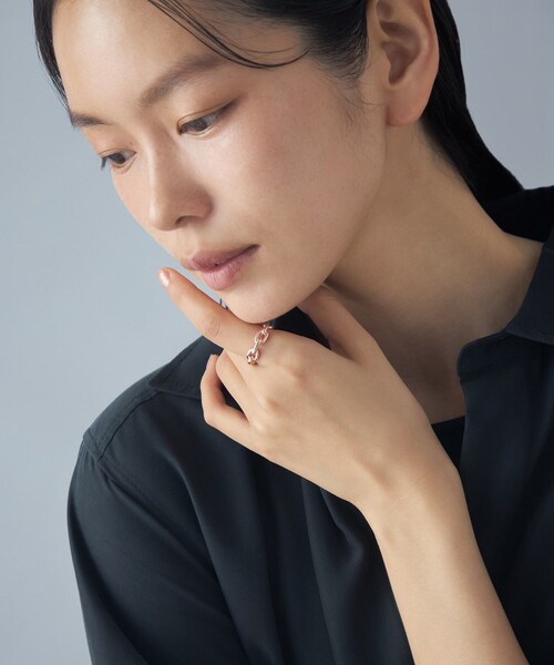 Jouete（ジュエッテ）の「[ジェンダレス] リング（リング・レディース・イエローゴールド/ブラック系その他/ピンクゴールド・9号/13号/17号/21号）」の15枚目の写真