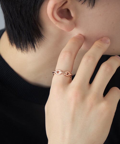 Jouete（ジュエッテ）の「[ジェンダレス] リング（リング・レディース・イエローゴールド/ブラック系その他/ピンクゴールド・9号/13号/17号/21号）」の18枚目の写真