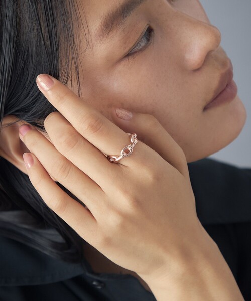 Jouete（ジュエッテ）の「[ジェンダレス] リング（リング・レディース・イエローゴールド/ブラック系その他/ピンクゴールド・9号/13号/17号/21号）」の19枚目の写真