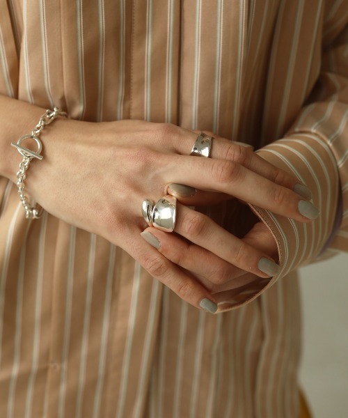 TODAYFUL(トゥデイフル)の「コンビネーションリング(Silver925)(リング・レディース・シルバー/ゴールド・#13/#11)」の3枚目の写真