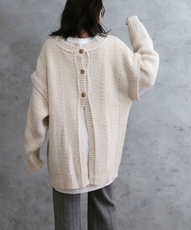 Riberry | バックボタンニット(ニット/セーター)
