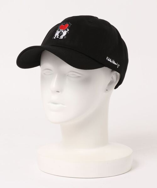 セール】【Keith Haring/キースヘリング】刺繍 ローキャップ（キャップ