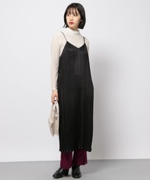 PAGEBOY | サテンプリーツキャミワンピース(ワンピース)