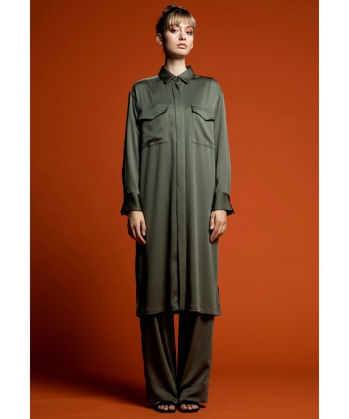 Sov.(ソブ)の「アルタイルサランクレープパンツ(その他パンツ・レディース・ベージュ/カーキ・36/38)」の5枚目の写真