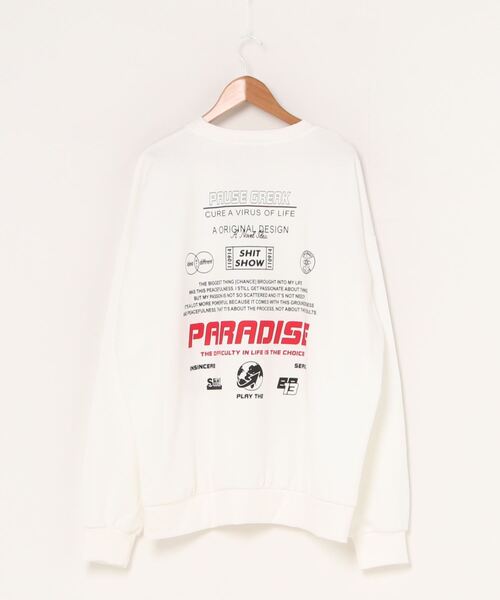DING（ディング）の「DING/PARADISEスウェット（スウェット・レディース・ホワイト/ブラック/ブルー・FREE）」の22枚目の写真