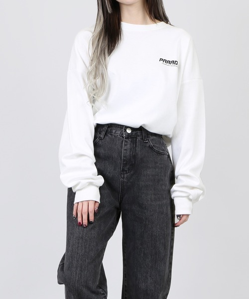 DING（ディング）の「DING/PARADISEスウェット（スウェット・レディース・ホワイト/ブラック/ブルー・FREE）」の2枚目の写真