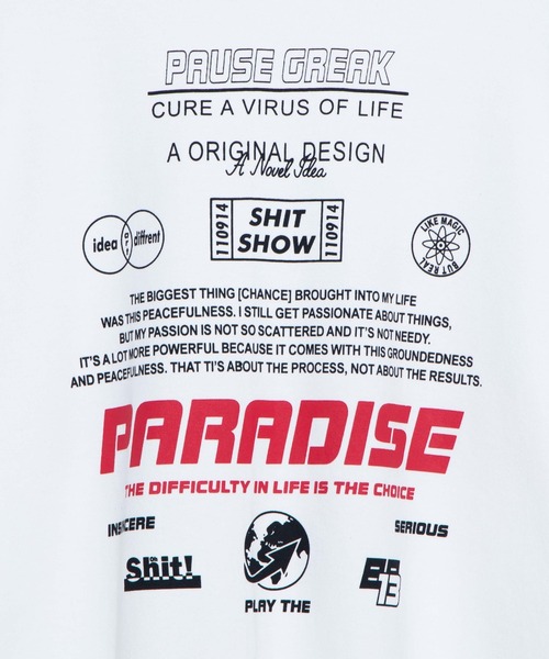 DING（ディング）の「DING/PARADISEスウェット（スウェット・レディース・ホワイト/ブラック/ブルー・FREE）」の15枚目の写真