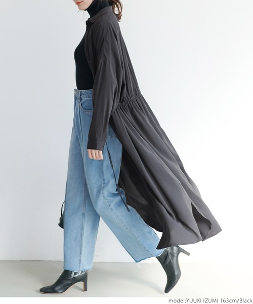 とろみシャツワンピース（シャツワンピース）｜coca（coca）（コカ）の