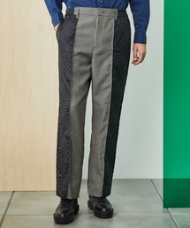 シェットランドウールキルトスラックス