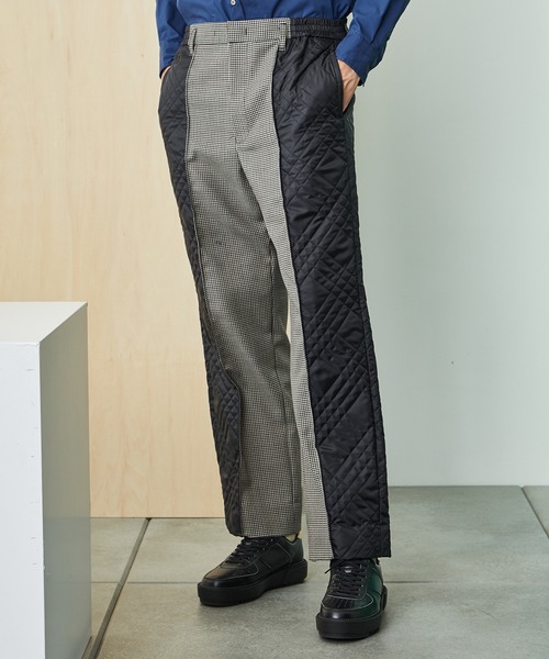 UNITED TOKYO(ユナイテッドトウキョウ)の「シェットランドウールキルトスラックス(スラックス・メンズ・ネイビー/グレー・1/2/3)」の3枚目の写真