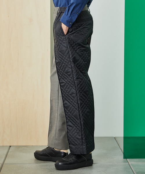 UNITED TOKYO(ユナイテッドトウキョウ)の「シェットランドウールキルトスラックス(スラックス・メンズ・ネイビー/グレー・1/2/3)」の4枚目の写真