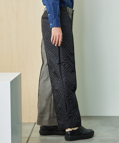 UNITED TOKYO(ユナイテッドトウキョウ)の「シェットランドウールキルトスラックス(スラックス・メンズ・ネイビー/グレー・1/2/3)」の6枚目の写真