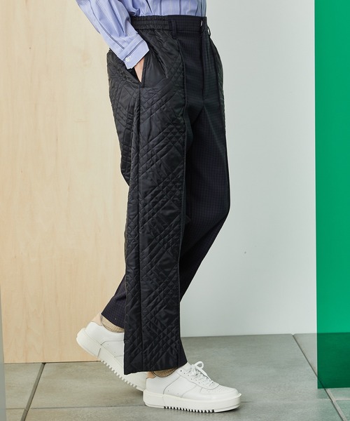 UNITED TOKYO(ユナイテッドトウキョウ)の「シェットランドウールキルトスラックス(スラックス・メンズ・ネイビー/グレー・1/2/3)」の10枚目の写真