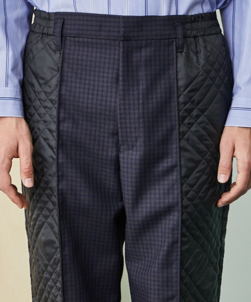 UNITED TOKYO(ユナイテッドトウキョウ)の「シェットランドウールキルトスラックス(スラックス・メンズ・ネイビー/グレー・1/2/3)」の14枚目の写真