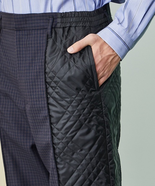 UNITED TOKYO(ユナイテッドトウキョウ)の「シェットランドウールキルトスラックス(スラックス・メンズ・ネイビー/グレー・1/2/3)」の15枚目の写真