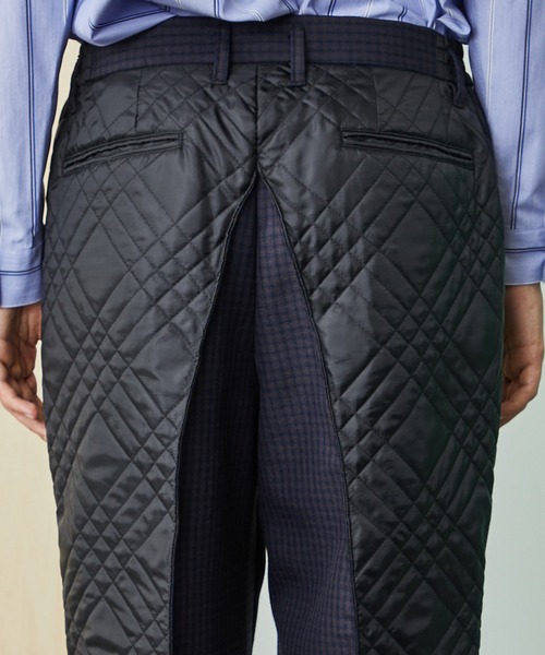 UNITED TOKYO(ユナイテッドトウキョウ)の「シェットランドウールキルトスラックス(スラックス・メンズ・ネイビー/グレー・1/2/3)」の16枚目の写真