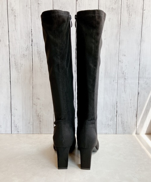 Noubel Voug Relax（ヌーベルヴォーグリラックス）の「ストレッチロングブーツ（ブーツ・レディース・ブラック/ブラック系その他・S/M/L/LL/3L）」の22枚目の写真