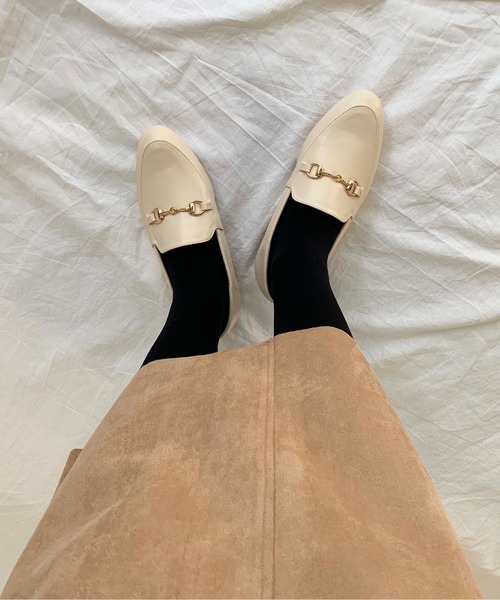 EVOL（イーボル）の「ビットローファー（ローファー・レディース・ブラック/アイボリー・S/M/L）」の12枚目の写真