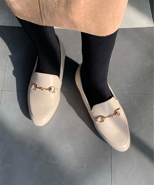 EVOL（イーボル）の「ビットローファー（ローファー・レディース・ブラック/アイボリー・S/M/L）」の13枚目の写真