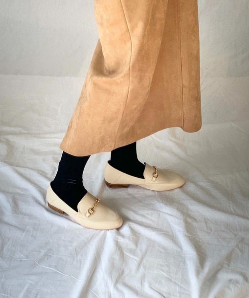 EVOL（イーボル）の「ビットローファー（ローファー・レディース・ブラック/アイボリー・S/M/L）」の9枚目の写真