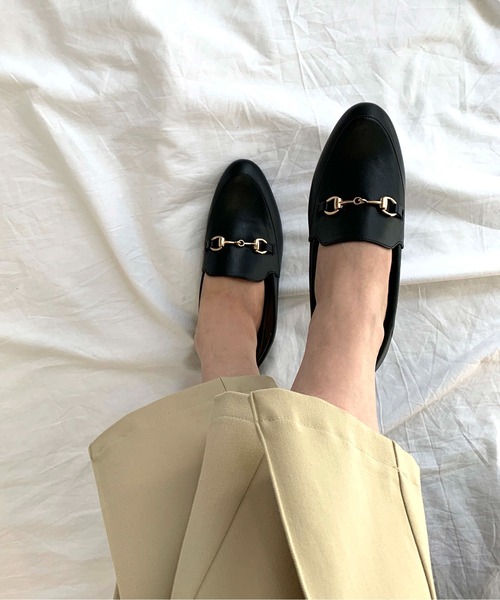 EVOL（イーボル）の「ビットローファー（ローファー・レディース・ブラック/アイボリー・S/M/L）」の21枚目の写真