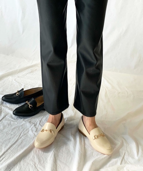 EVOL（イーボル）の「ビットローファー（ローファー・レディース・ブラック/アイボリー・S/M/L）」の14枚目の写真