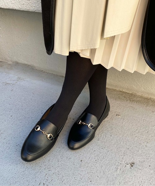 EVOL（イーボル）の「ビットローファー（ローファー・レディース・ブラック/アイボリー・S/M/L）」の15枚目の写真