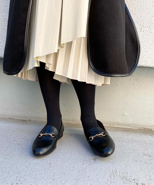 EVOL（イーボル）の「ビットローファー（ローファー・レディース・ブラック/アイボリー・S/M/L）」の16枚目の写真