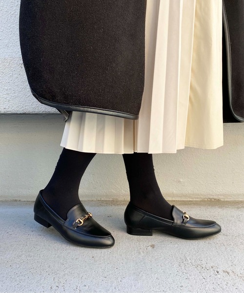 EVOL（イーボル）の「ビットローファー（ローファー・レディース・ブラック/アイボリー・S/M/L）」の17枚目の写真