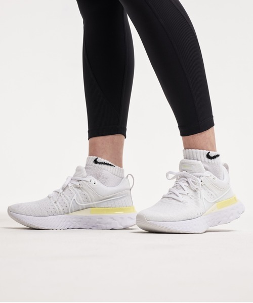 Flyknit ウィメンズ インフィニティ リアクト Flyknit Nike 2 Run ウィメンズ Nike ナイキ のファッション ラン フライニット React ナイキ 2 スニーカー ランニングシューズ Infinity スニーカー ラン
